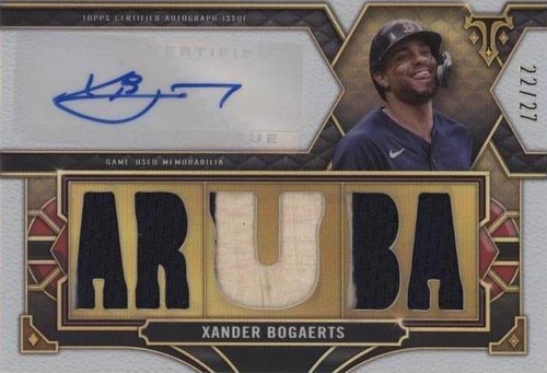 2022 Topps Triple Threads - Xander Bogaerts #TTAR-XB3