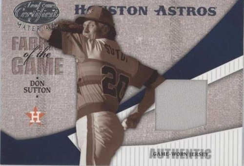 2004 Leaf Certified Materials - Don Sutton #FG-32