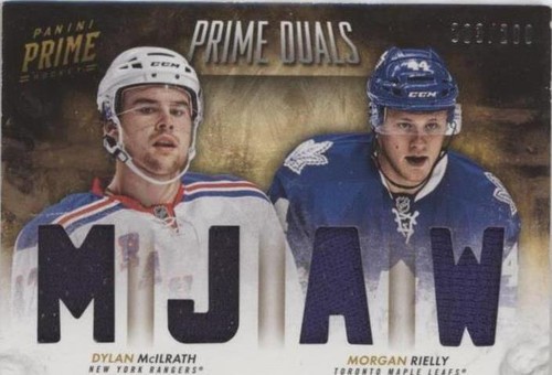 2013-14 Panini Prime - Dylan Mcilrath Morgan Rielly #D-MR