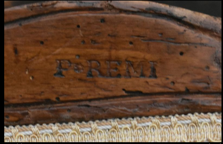 Antique Pair of Louis XV Beechwood Fauteuils Armchairs Stamped by Maker