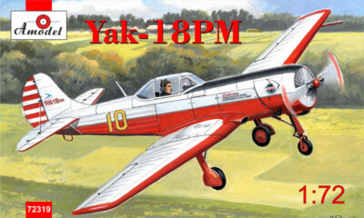AMODEL 72319 Yakovlev Yak-18PM aerobatic aircraft  Scale 1:72 Plastic model kit