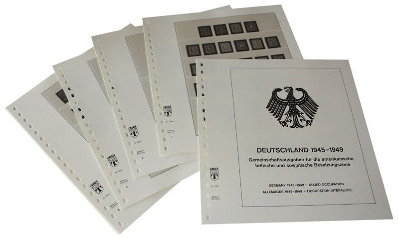 Lindner-T Gemeinschaftsausg. Besatzungszone 1946-1948 Vordrucke T118a Neuwertig 