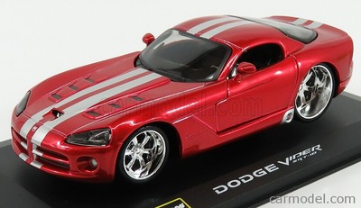 Burago bu42011r scala 1/32 dodge viper srt-10 coupe 2004 red
