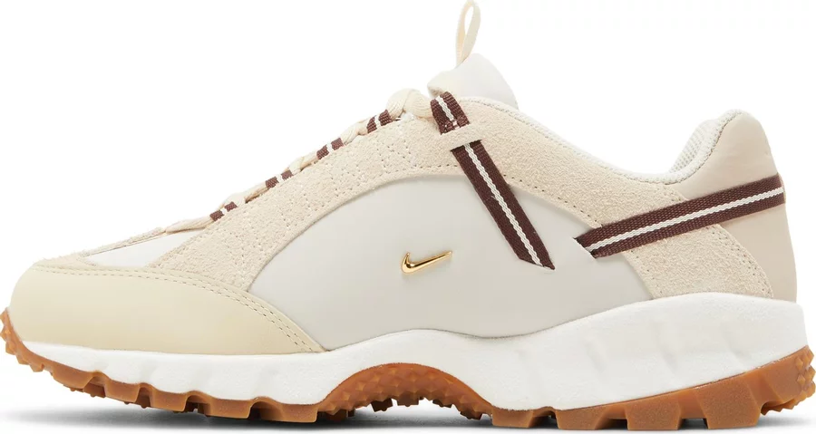 Pre-owned Nike Air Humara Lx X Jacquemus Sail Bone Gold Sneakers Dr0420-001 Women's 9.5 In White
