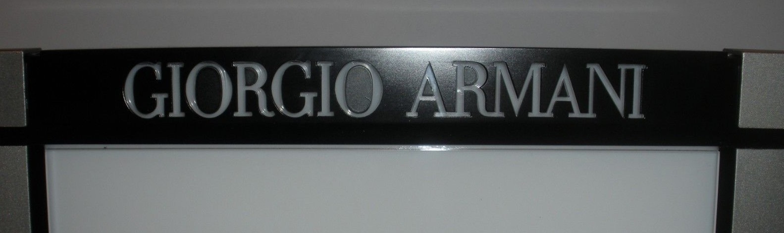Giorgio Armani Lighted Counter Display