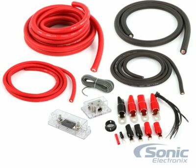 Belva BPK0D 1/0 + 4 Gauge Dual Amplifier Power Kit