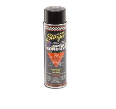 Stinger SAS Car Audio Premium Quality Spray Can Carpet & Install Cloth Adhesive