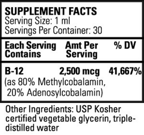 VeganSafe B-12 Supplement - Organic, Vegan Vitamin B12 by Global Healing Center