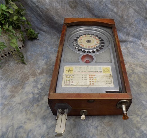 Bally Skipper Nickel Slot Machine Trade Stimulator 3 Ball Pinball Vintage Gaming