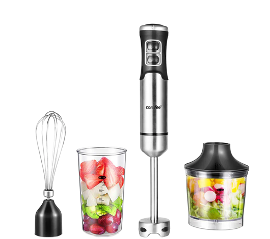 COMFEE  Immersion Hand Blender, Brushed Stainless Steel(Open Box)