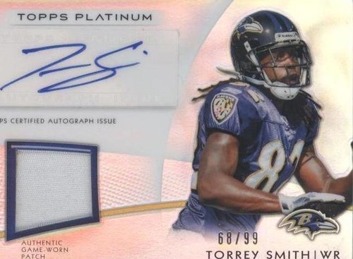 2012 Topps Platinum Torrey Smith #AVP-TS