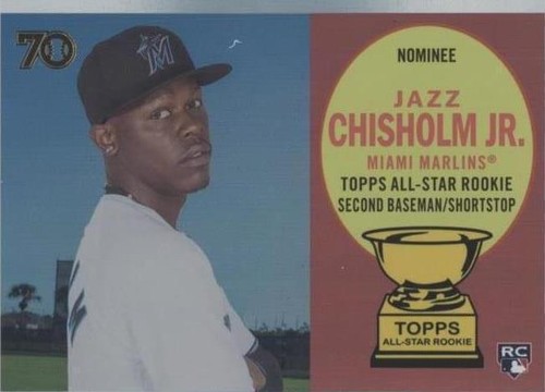 2021 Topps Series 2 Jazz Chisholm Rookie Orange Foil /299 | eBay