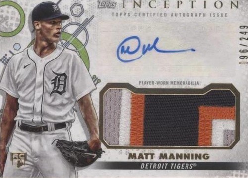 2022 Topps Inception - Matt Manning #IAP-MM