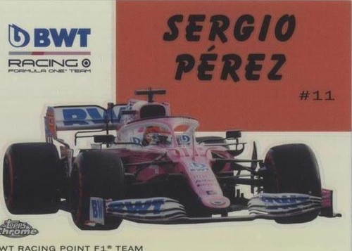 2020 Topps Chrome Formula 1 - Sergio Perez #54W-10
