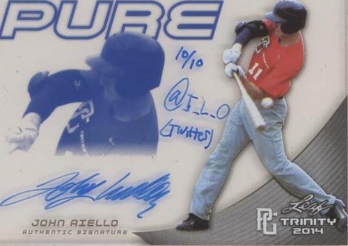 2014 Leaf Trinity - John Aiello #PGP-JA1