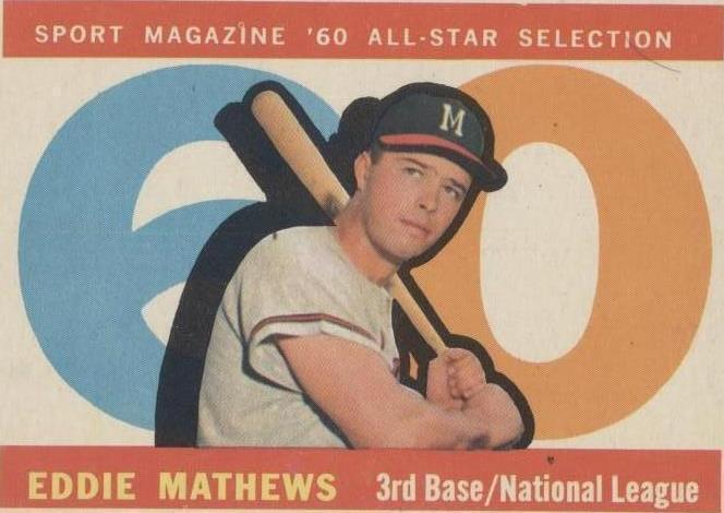 1960 Topps - Eddie Mathews #558