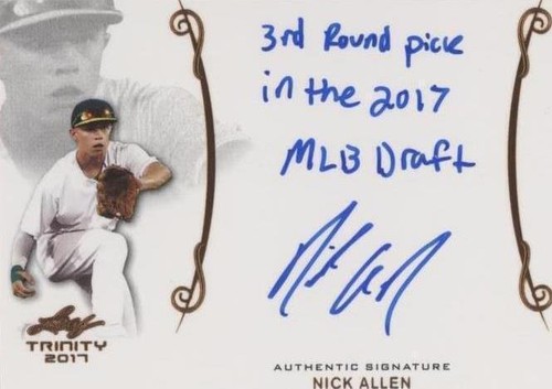2017 Leaf Trinity - Nick Allen #A-NA1