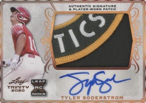 2020 Leaf Trinity - Tyler Soderstrom #PA-TS1
