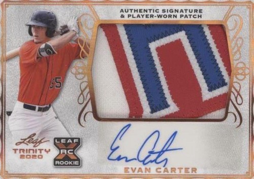 2020 Leaf Trinity - Evan Carter #PA-EC2