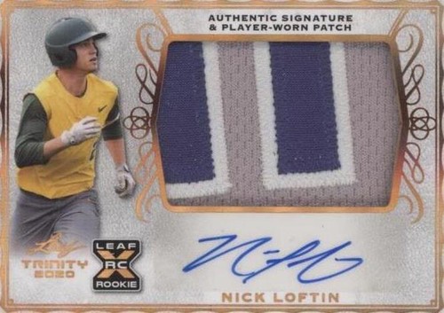 2020 Leaf Trinity - Nick Loftin #PA-NL1