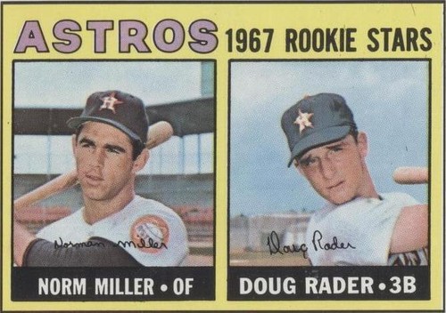 1967 Topps - Doug Rader Norm Miller #412