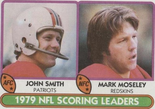 1980 Topps John Smith Mark Moseley #334