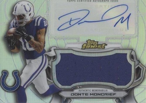 2015 Topps Finest Donte Moncrief #AJRR-DM