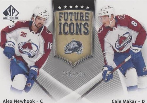 2021-22 SP Authentic - Alex Newhook Cale Makar #FI-8