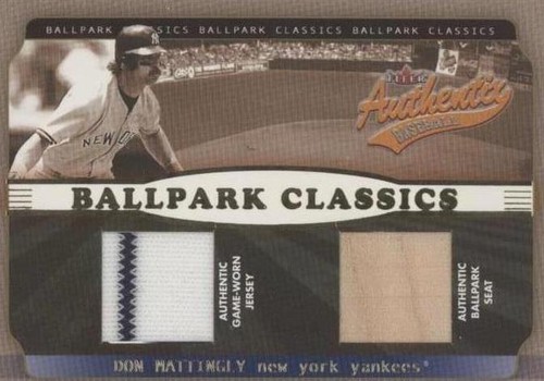 2002 Fleer Authentix - Don Mattingly #BC - DM
