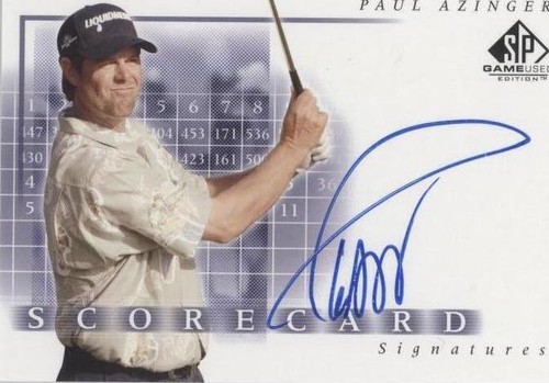 2002 SP Game Used Edition - Paul Azinger #SS-PA