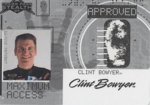 2007 Press Pass Stealth - Clint Bowyer #MA3