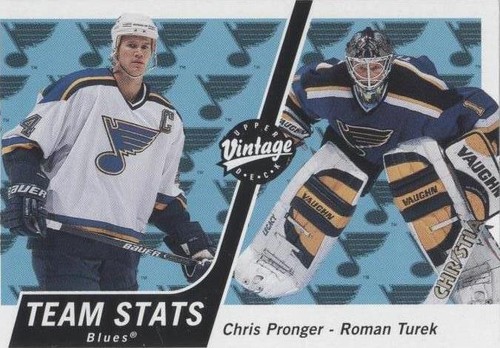 2000-01 Upper Deck Vintage - Chris Pronger Roman Turek #321