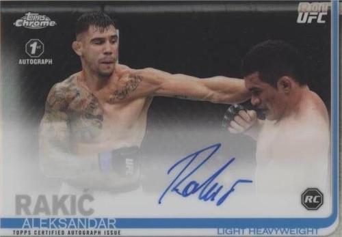 2019 Topps Chrome UFC - Aleksandar Rakic #FA-AR