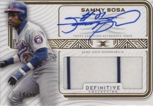 2023 Topps Definitive Collection - Sammy Sosa #DARC-SSO