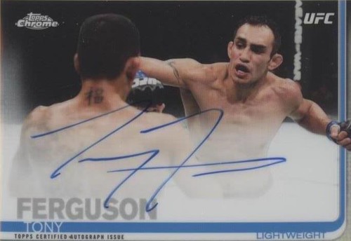 2019 Topps Chrome UFC - Tony Ferguson #FA-TF
