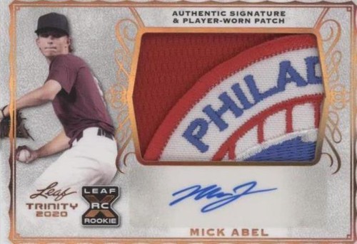 2020 Leaf Trinity - Mick Abel #PA-MA1