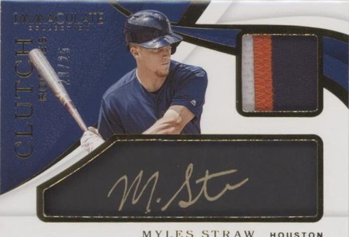 2019 Panini Immaculate Collection - Myles Straw #CR-MS