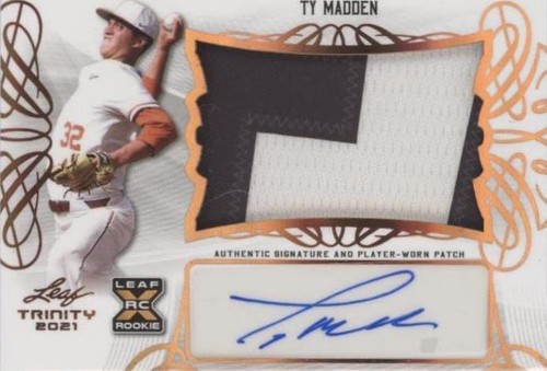 2021 Leaf Trinity - Ty Madden #PA-TM1