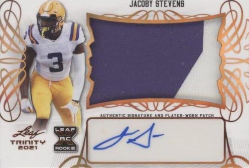 2021 Leaf Trinity JaCoby Stevens #PA-JS1