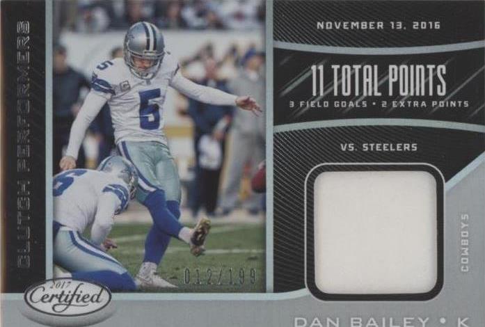 2017 Panini Certified Dan Bailey #CP-BA