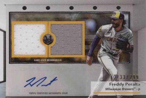 2024 Topps Museum Collection - Freddy Peralta #SWDRA-FP