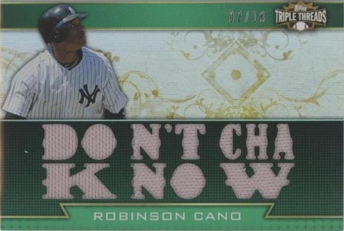 2011 Topps Triple Threads - Robinson Cano #TTR-83