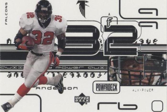 1999 Upper Deck Powerdeck Jamal Anderson #AUX-18