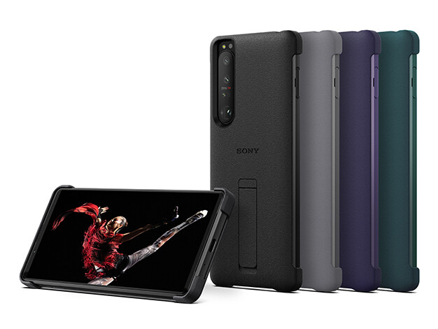 Genuine Style Cover Case with Stand For SONY Xperia 1 III