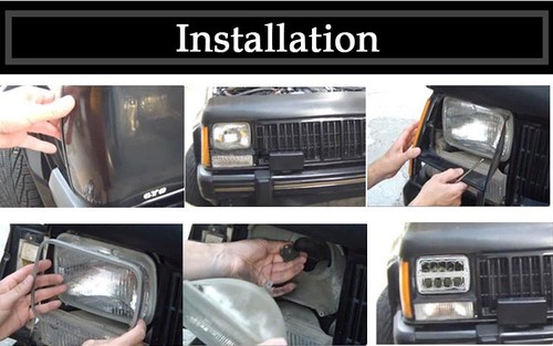 For Kenworth T400 T800 4''x6'' Car LED H4 Headlight Hi/Lo Beam Light
