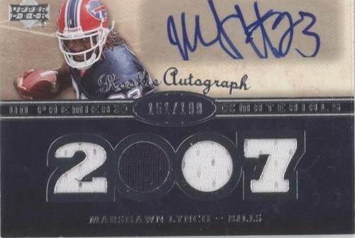 2007 UD Premier Marshawn Lynch #157