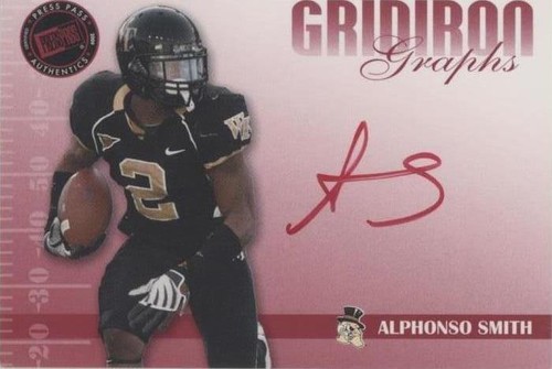 2009 Press Pass Signature Edition Alphonso Smith #GG-AS