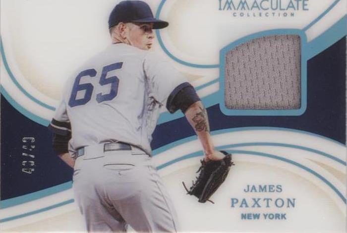 2020 Panini Immaculate коллекция - Джеймс Пэкстон #M-JP