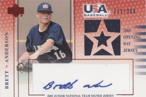 2005 Upper Deck USA Baseball - Brett Anderson #BA-GU