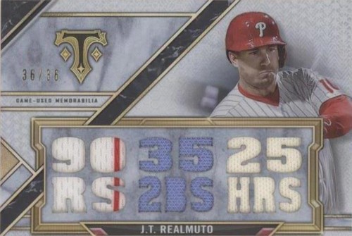 2021 Topps Triple Threads - J.T. Realmuto #TTR-DD4